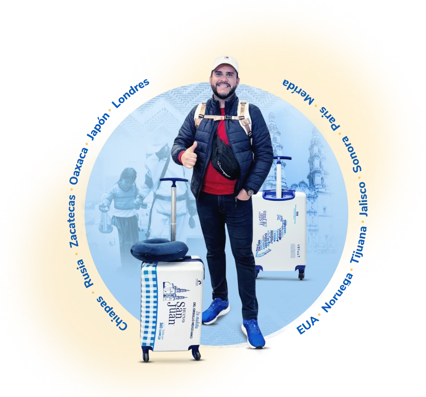 Nuestra maleta ha viajado con tus sueños